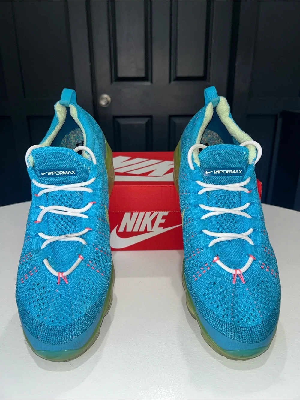 Nike Air VaporMax 2023 FlyKnit “Baltic Blue Citron Tint” Men’s Size 13
